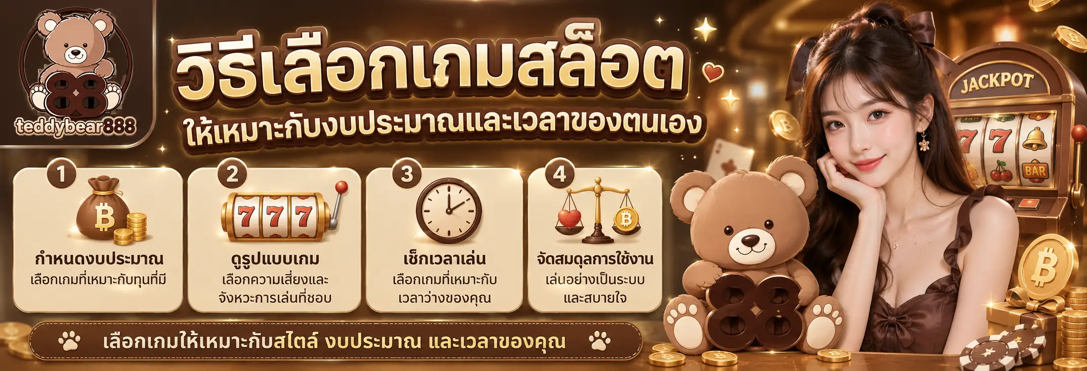 วิธีเลือกเกมสล็อตให้เหมาะกับงบประมาณและเวลาของตนเอง